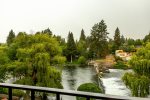Lovely view from the balcony of the Deschutes River